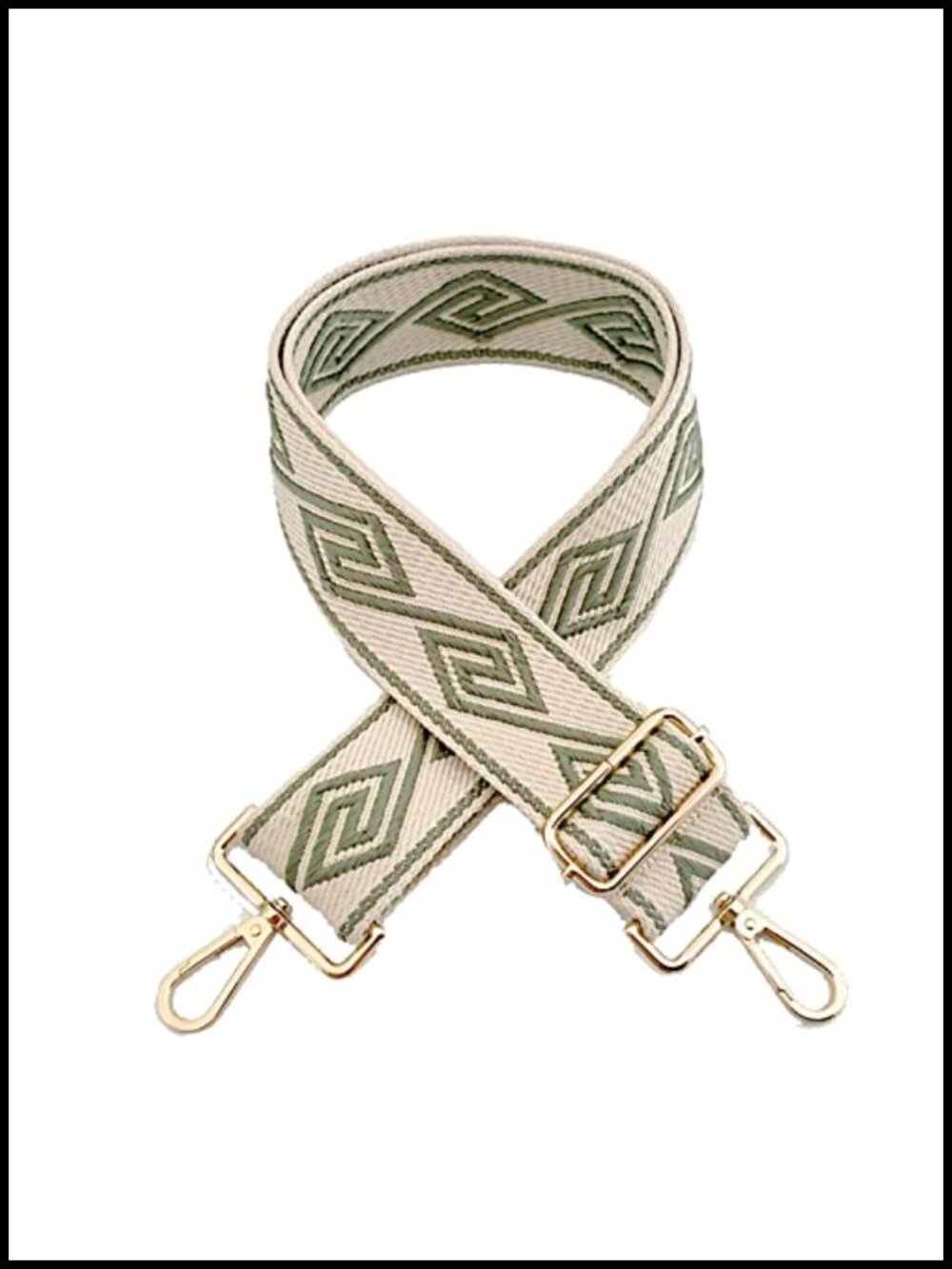 Adjustable Purse Strap Replacement Diamond Pattern Crossbody
